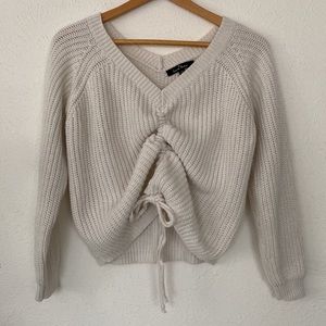 Love Tree adjustable V-neck sweater S